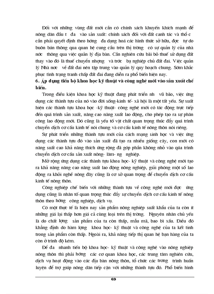 image for page Phương hướng và những giải pháp chủ yếu cho việc chuyển dịch cơ cấu kinh tế nông thôn huyện Thanh Trì thời gian tới