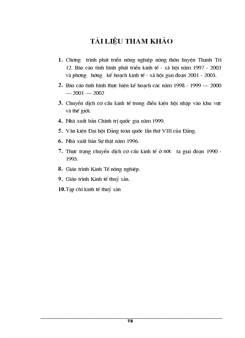 image for page Phương hướng và những giải pháp chủ yếu cho việc chuyển dịch cơ cấu kinh tế nông thôn huyện Thanh Trì thời gian tới