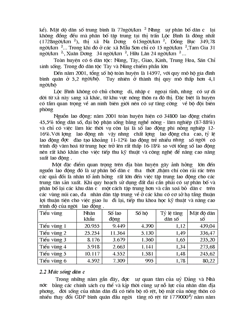 image for page Cơ sở khoa học của quy hoạch sử dụng đất đai huyện Lộc Bình Tỉnh Lạng Sơn thời kỳ 2001 2010