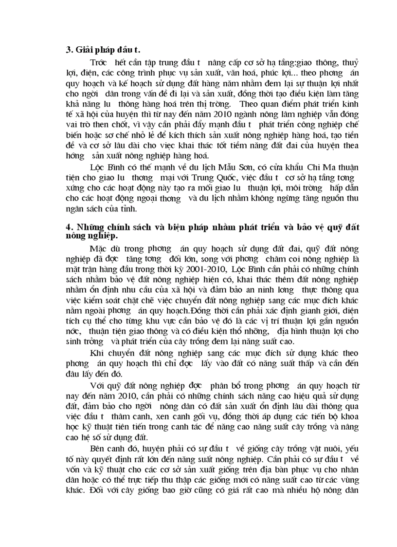 image for page Cơ sở khoa học của quy hoạch sử dụng đất đai huyện Lộc Bình Tỉnh Lạng Sơn thời kỳ 2001 2010