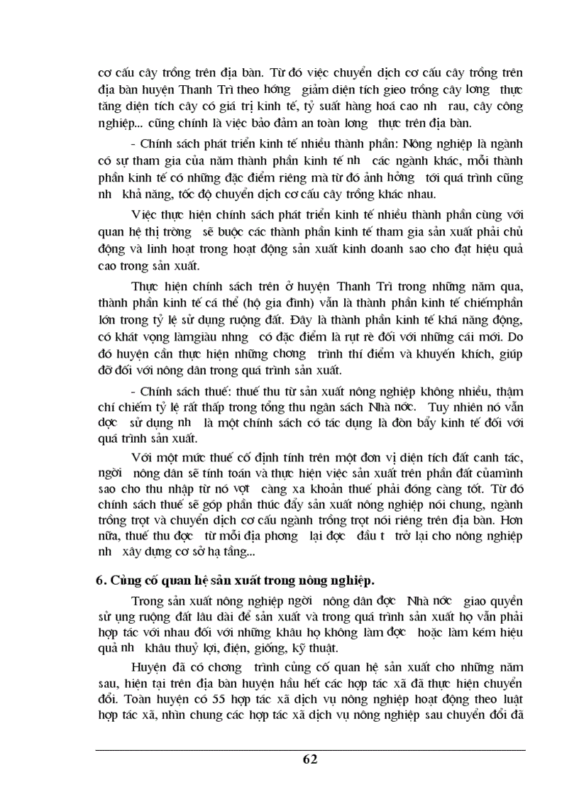 image for page Những biện pháp kinh tế chủ yếu nhằm chuyển dịch cơ cấu cây trồng trên địa bàn huyện Thanh Trì Hà Nội 1