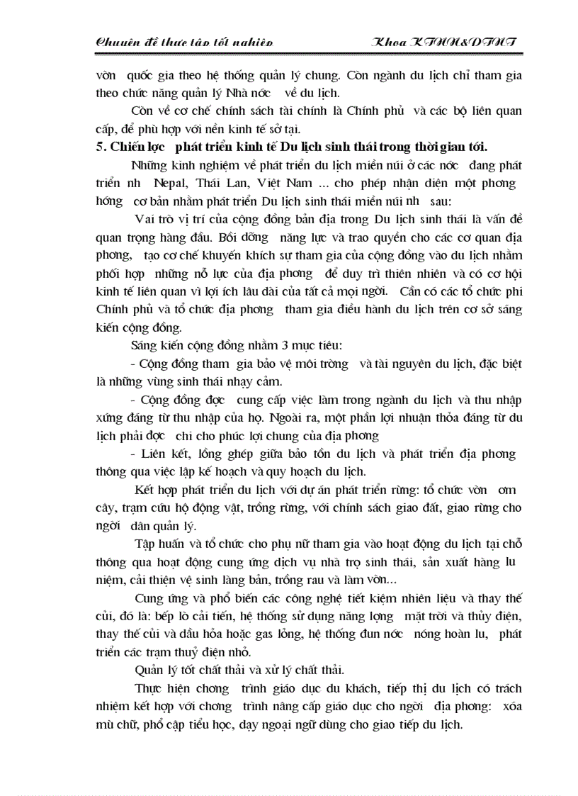 image for page Phát triển du lịch sinh thái gắn với vấn đề bảo tồn thiên nhiên và bản sắc văn hóa dân tộc ở Việt Nam 1