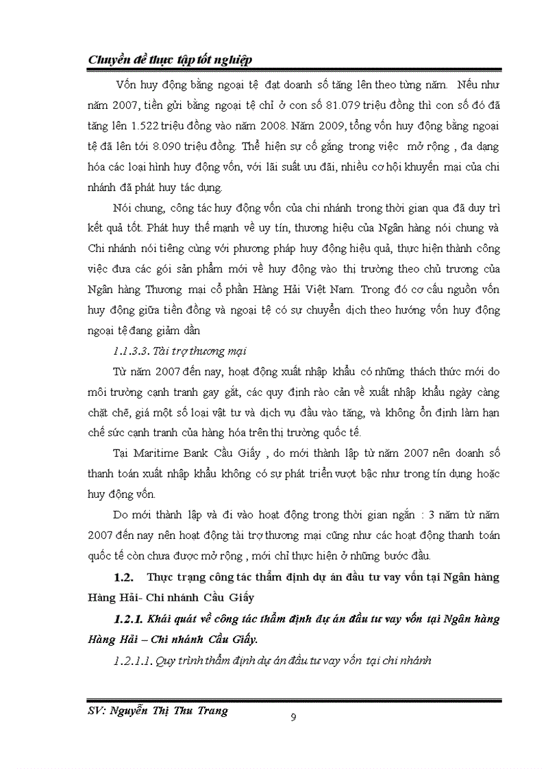 image for page Hoàn thiện công tác thẩm định tài chính dự án đầu tư vay vốn tại Ngân hàng TMCP Hàng Hải Việt Nam chi nhánh Cầu Giấy