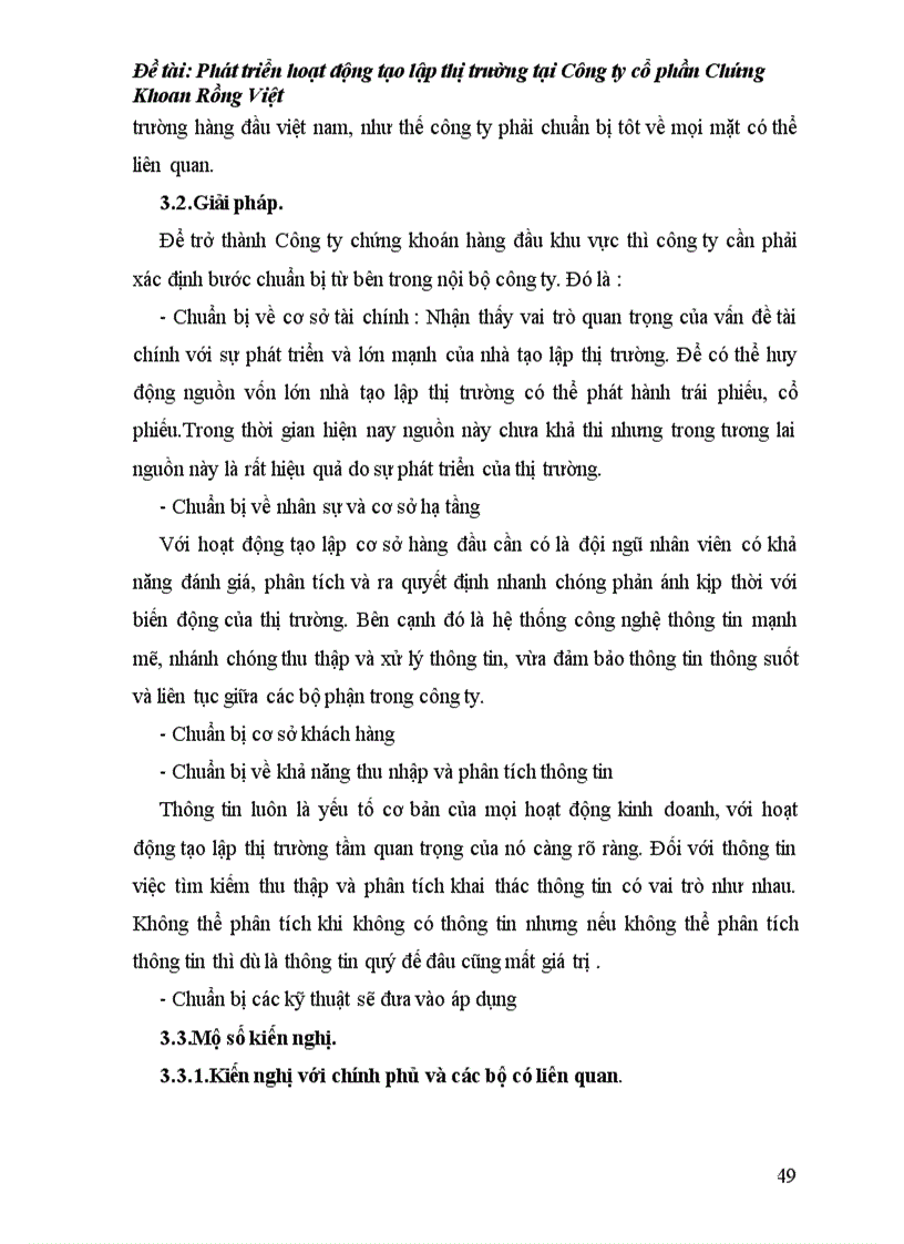 image for page Phát triển hoạt động tạo lập thị trường tại Công ty cổ phần Chứng Khoan Rồng Việt