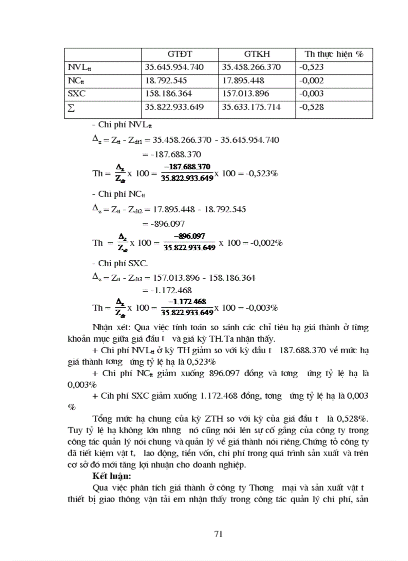 image for page Thực trạng công tác kế toán tập hợpchi phí sản xuất tính giá thành sản phẩm tại Công ty thương mại và sản xuất thiết bị vật tư giao thông vận tải