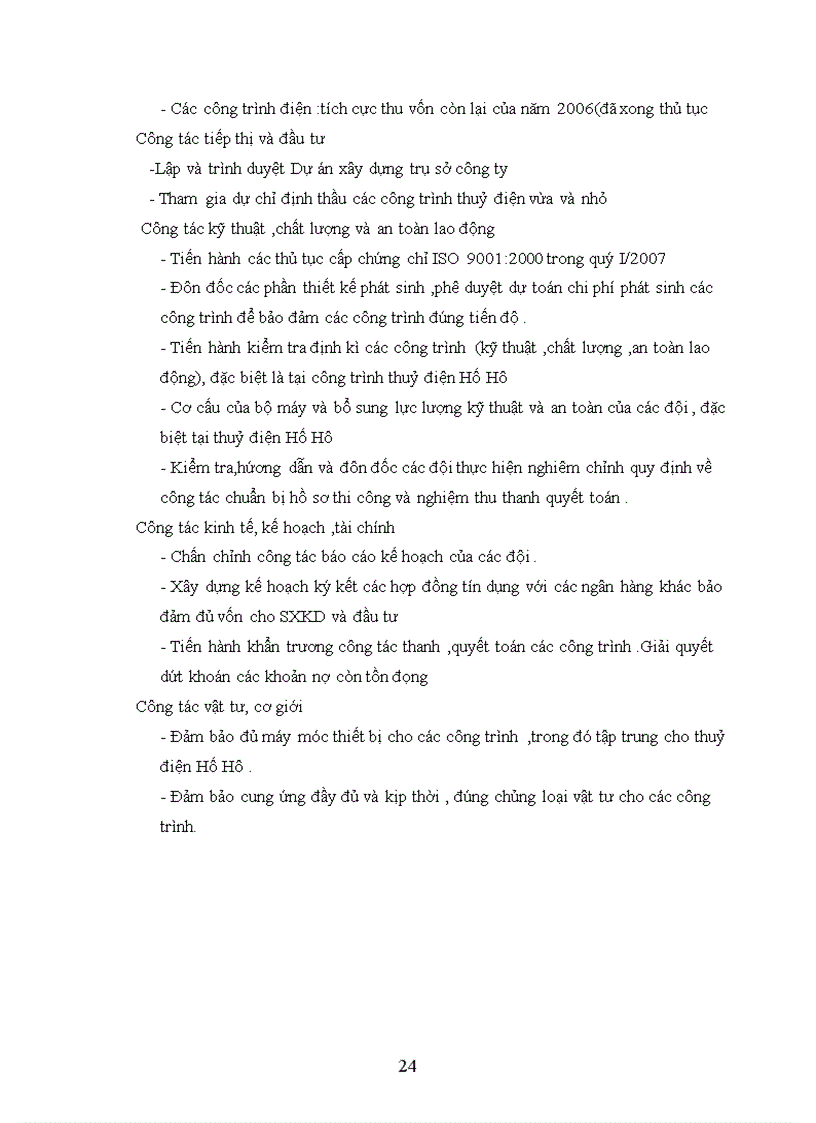 image for page Báo cáo thực tập tại Công ty cổ phần đầu tư và xây lắp Sông Đà