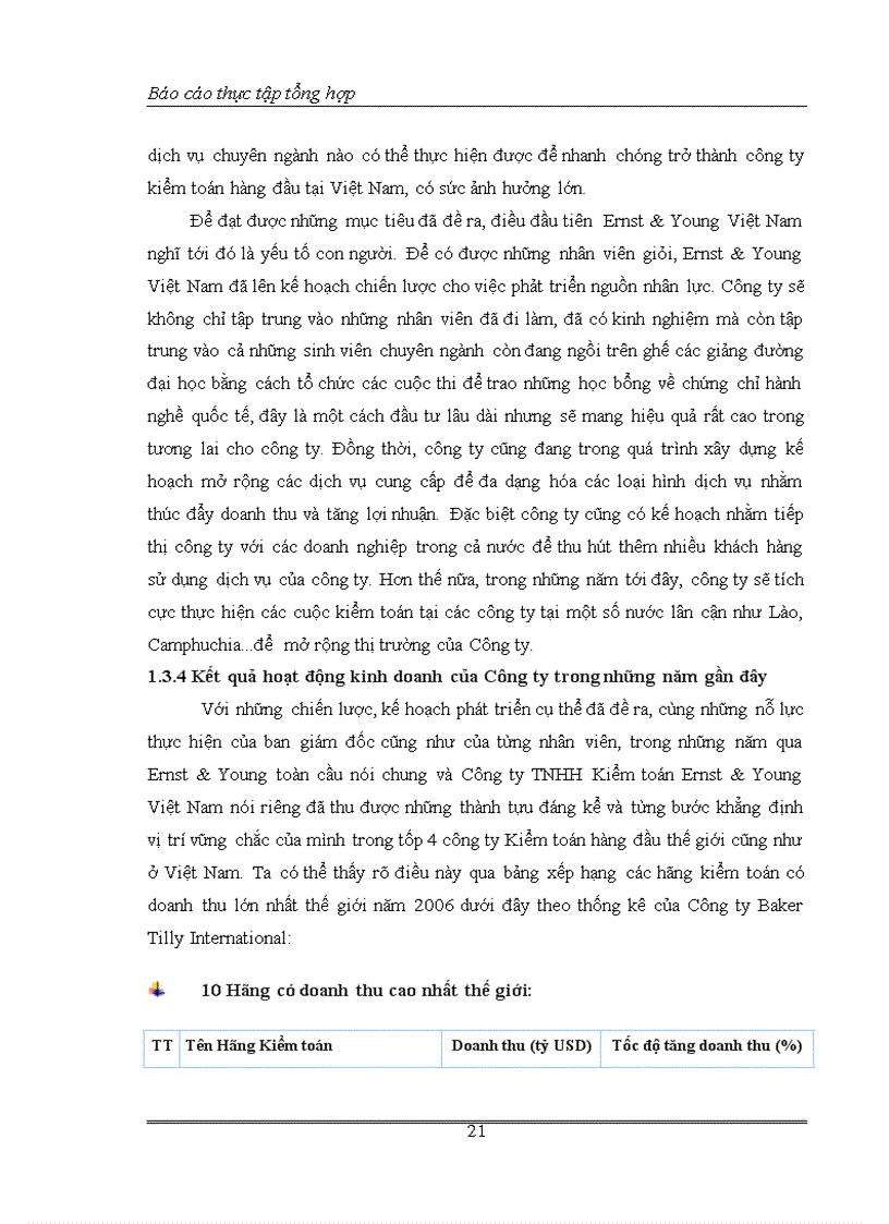 image for page Một số nhận xét đánh giá về tổ chức kiểm toán của Công ty TNHH Kiểm toán Ernst Young Việt Nam