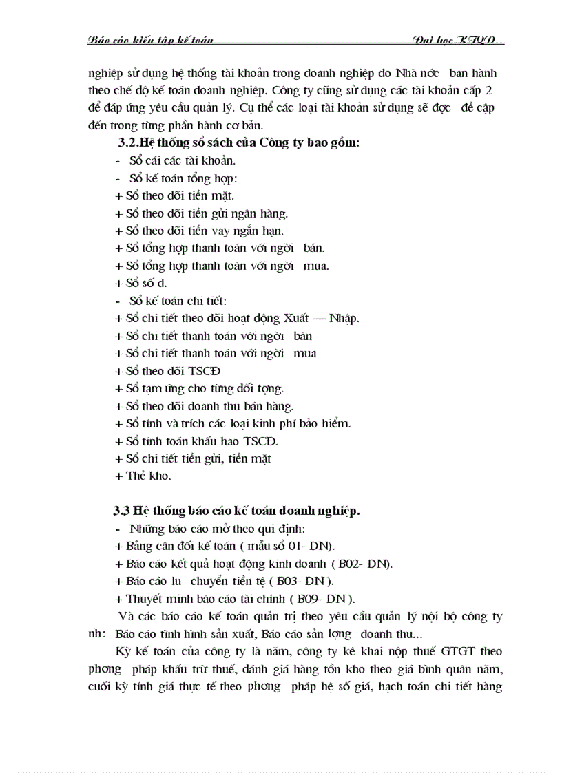 image for page Báo cáo thực tập tại Công ty TNHH sản xuất và thương mại Tân Bắc Đô