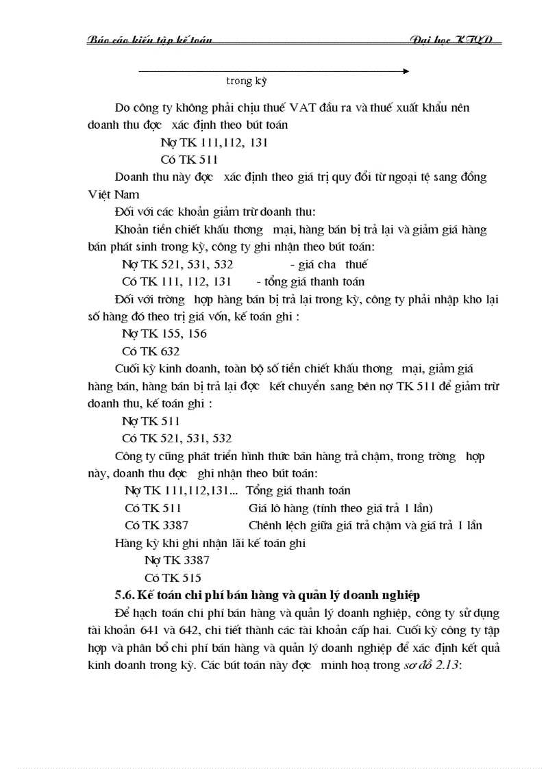 image for page Báo cáo thực tập tại Công ty TNHH sản xuất và thương mại Tân Bắc Đô