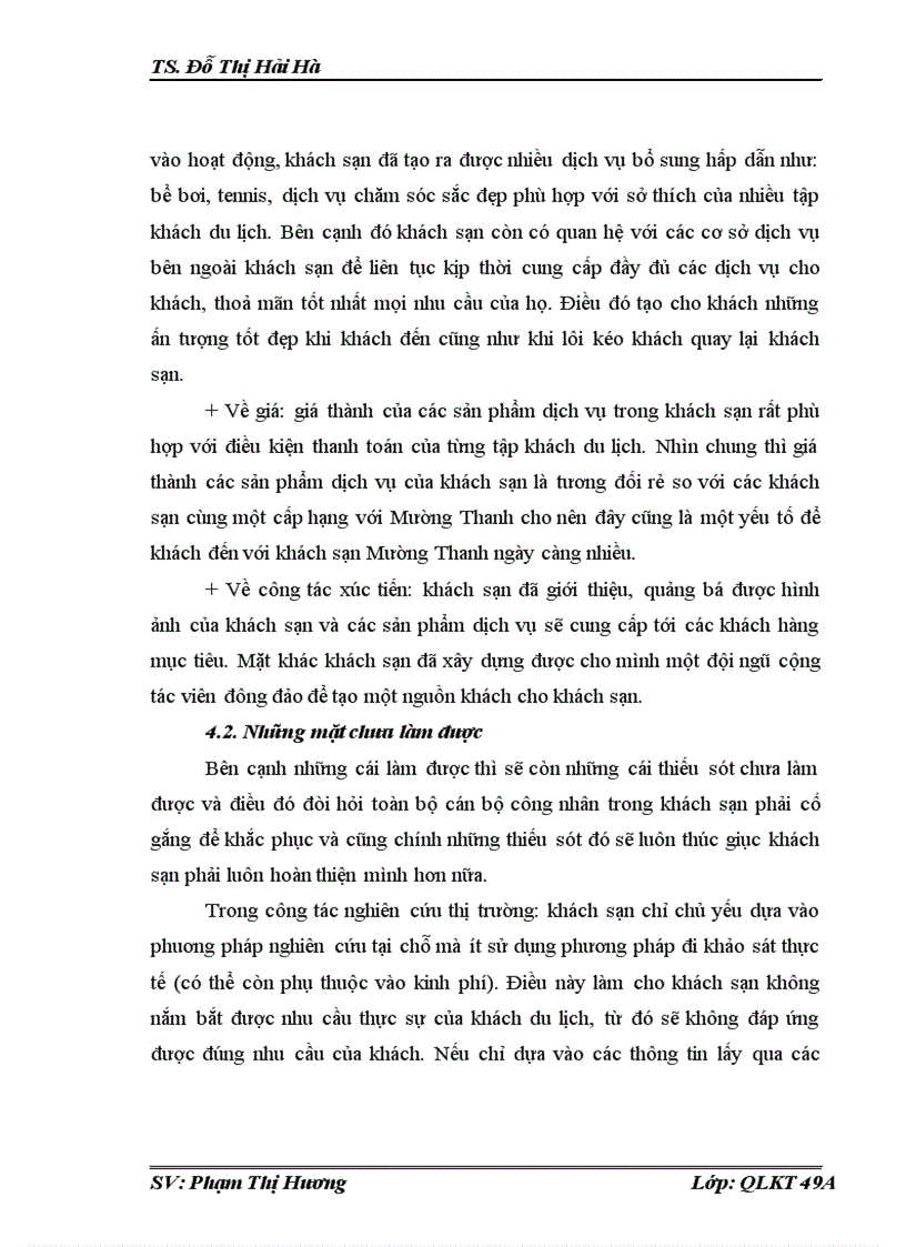 image for page Hoàn thiện hệ thống marketing mix của khách sạn mường thanh hà nội