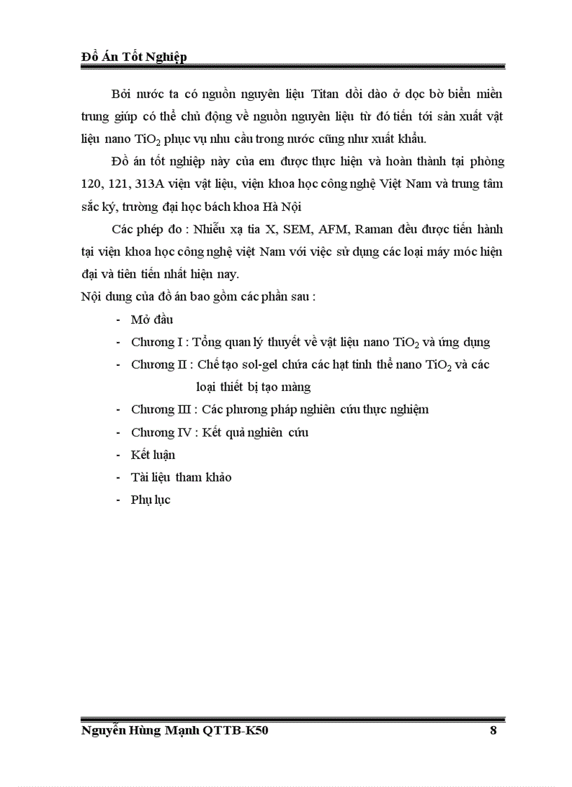 image for page Nghiờn cứu chế tạo Sol Gel chứa cỏc hạt nano TiOơơ2 và ứng dụng phủ màng trờn gốm sứ Ceramic