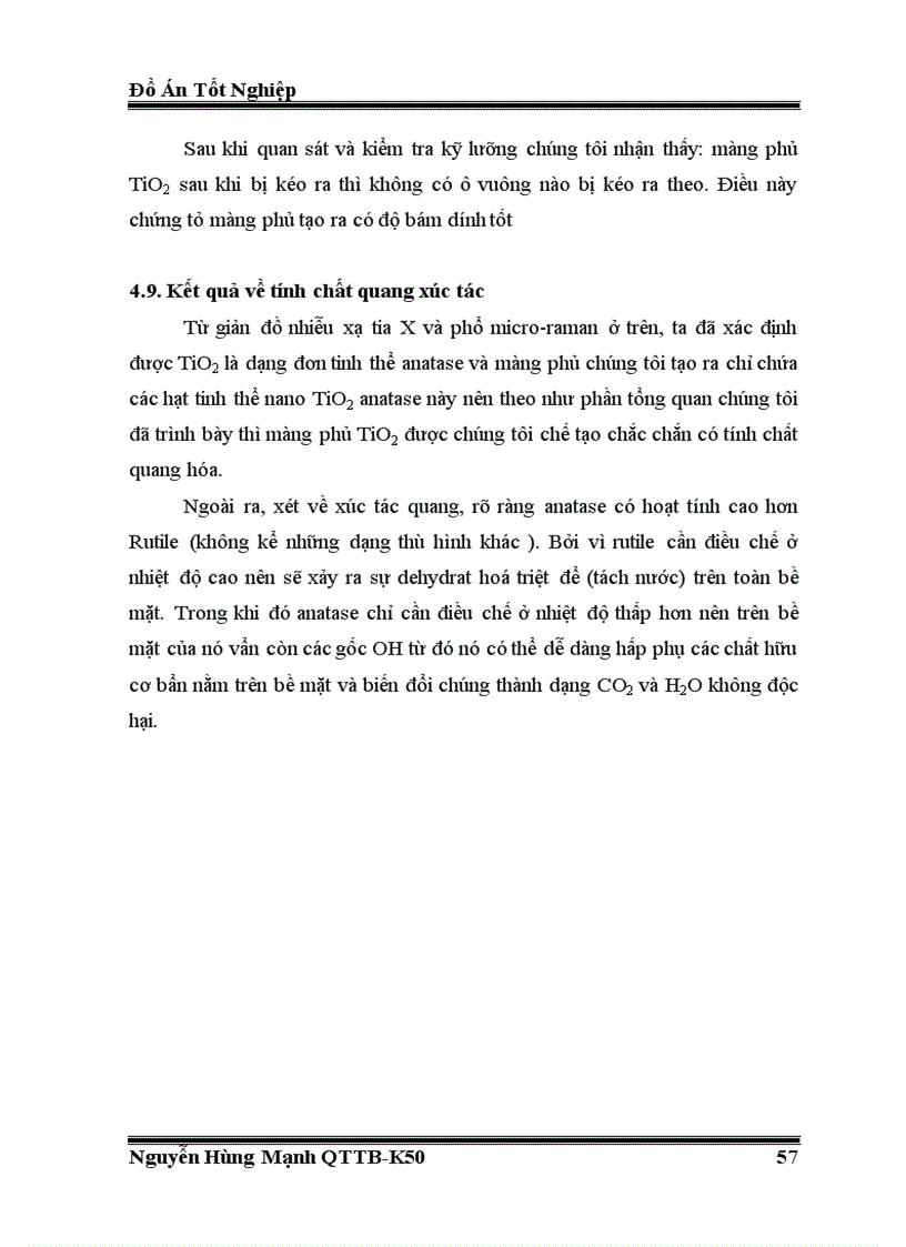 image for page Nghiờn cứu chế tạo Sol Gel chứa cỏc hạt nano TiOơơ2 và ứng dụng phủ màng trờn gốm sứ Ceramic