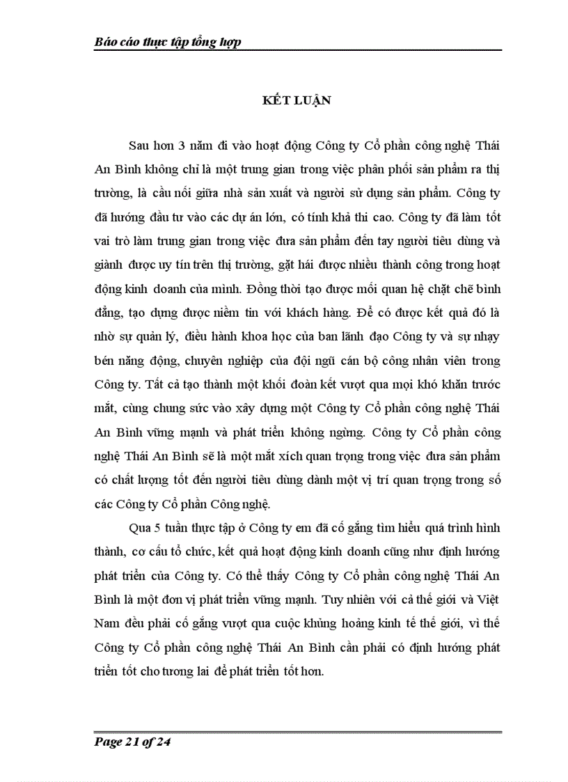 image for page Các Định hướng phát triển của Công ty cổ phần công nghệ Thái An Bình