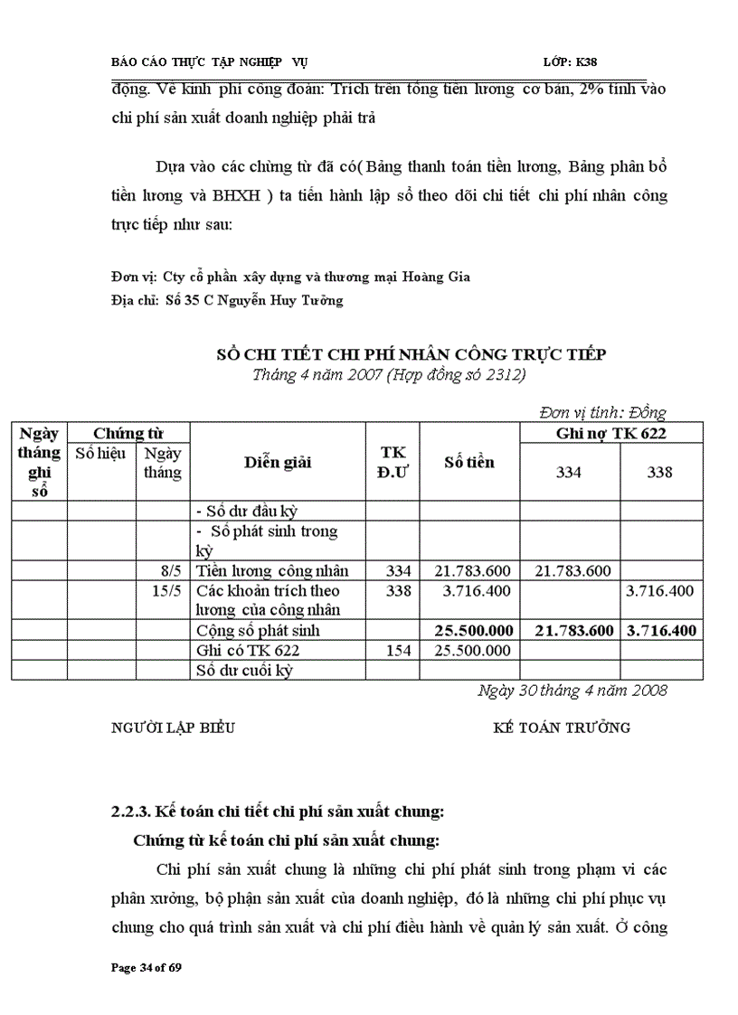 image for page Hoàn thiện kế toán chi phí sản xuất và tính giá thành sản phẩm tại Công ty cổ phần xây dựng và thương mại Hoàng Gia