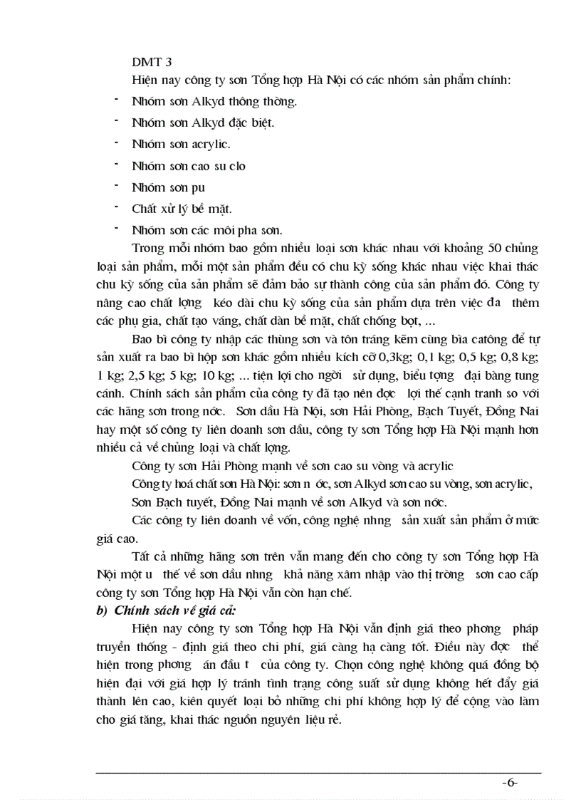 image for page Thực trạng kinh doanh và kế hoạch Marketing của Công ty CP Sơn Tổng Hợp Hà Nội