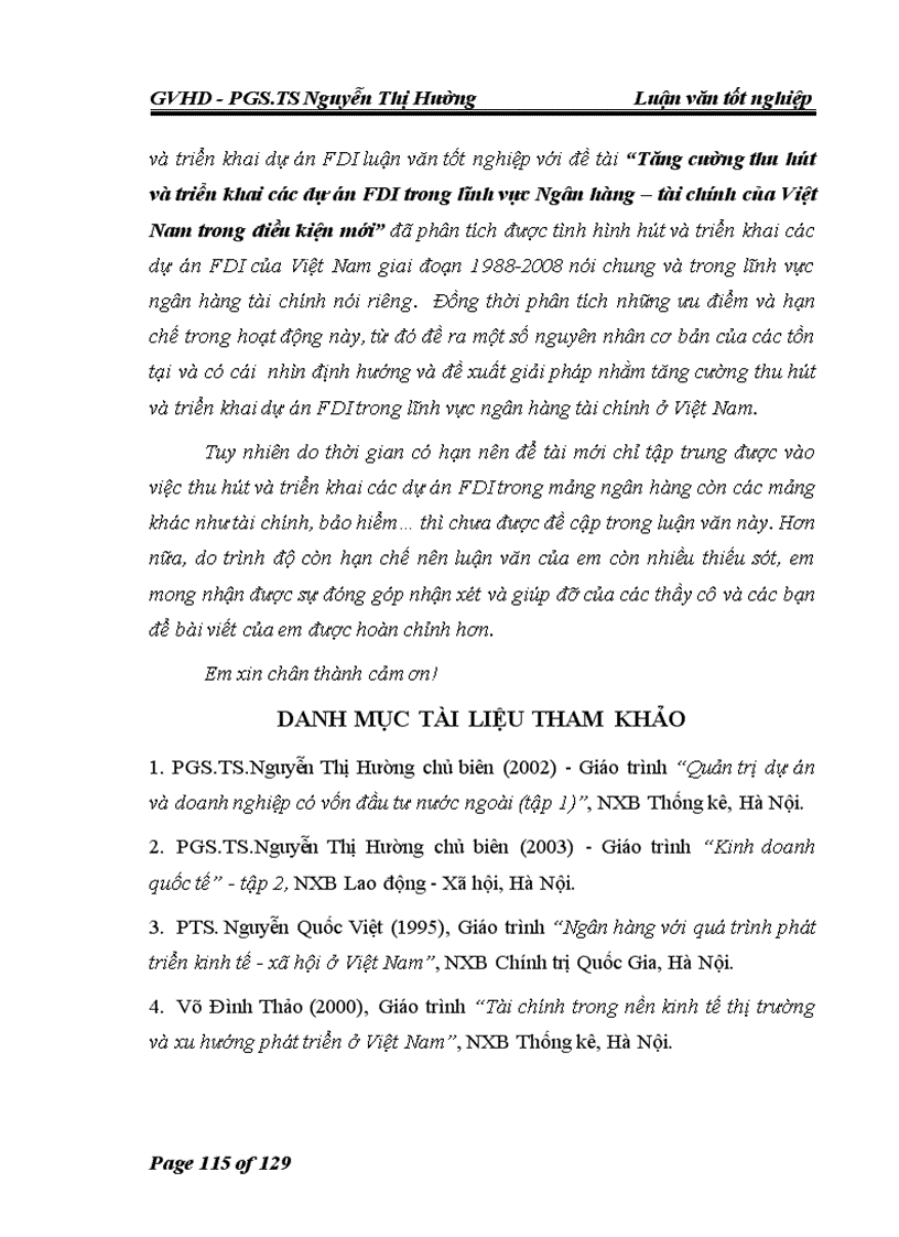 image for page Tăng cường thu hút và triển khai các dự án FDI trong lĩnh vực Ngân hàng tài chính của Việt Nam trong điều kiện mới 1