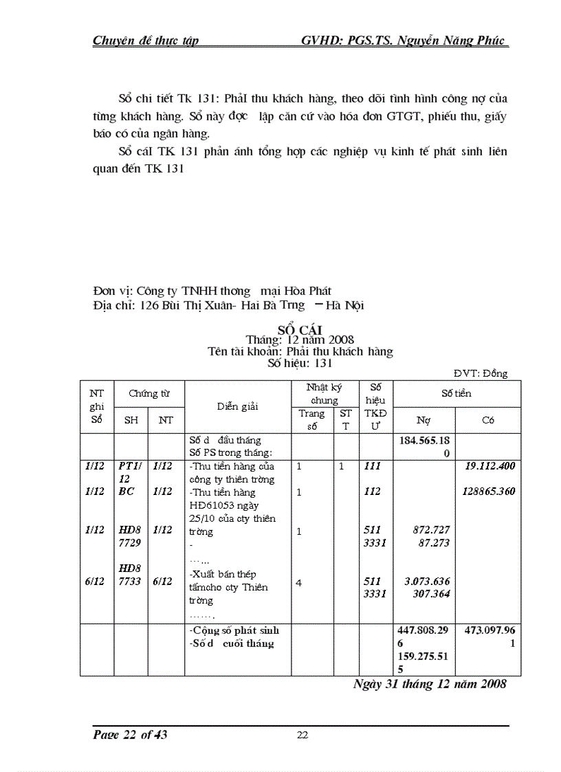 image for page Kế toán bán hàng và xác định kết quả bán hàng tại công ty TNHH thương mại Hoà Phát 1