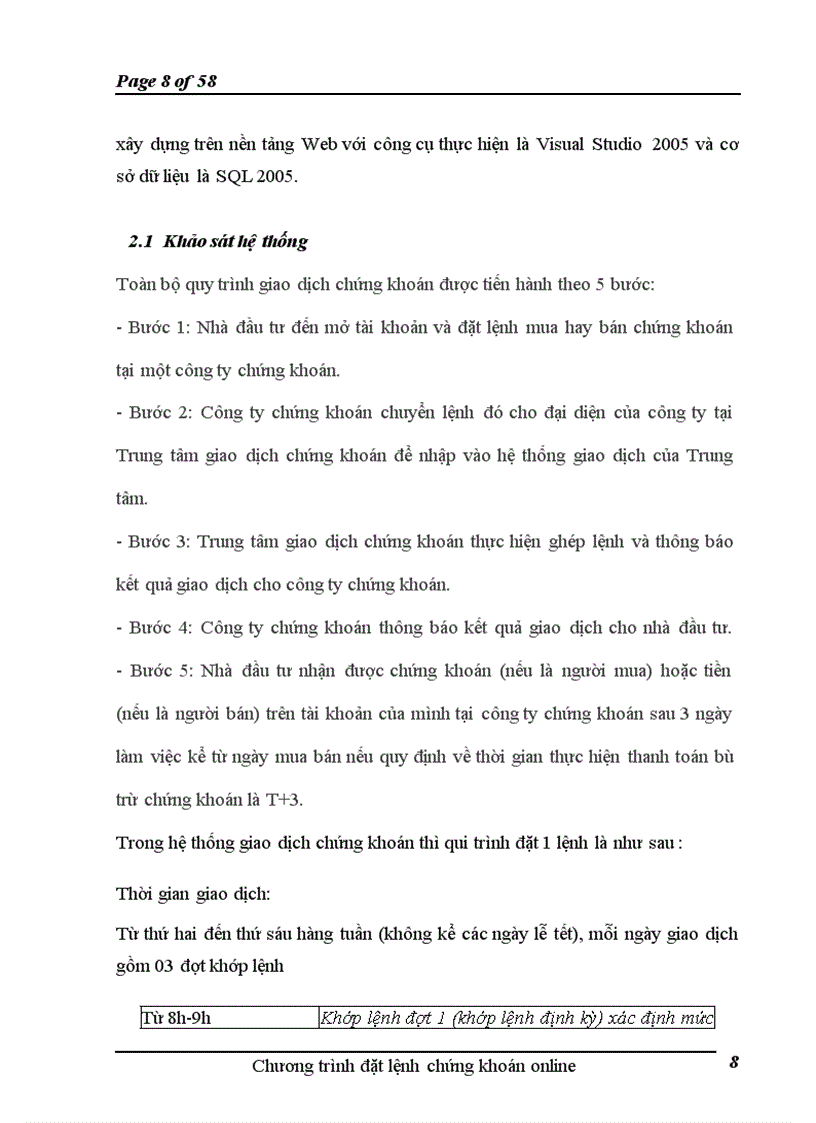 image for page Chương trình đặt lệnh chứng khoán online