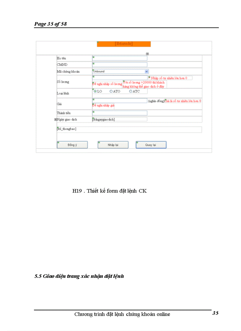 image for page Chương trình đặt lệnh chứng khoán online