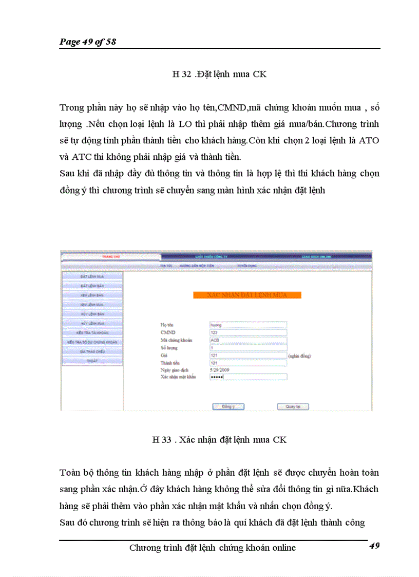 image for page Chương trình đặt lệnh chứng khoán online