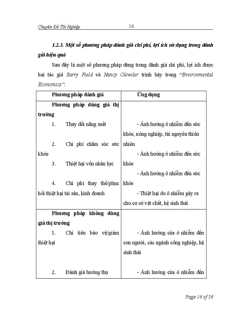 image for page Đánh giá hiệu quả của việc sử dụng nước thải từ sông Tô Lịch trong sản xuất rau tại thôn Bằng B Hoàng Liệt Hoàng Mai