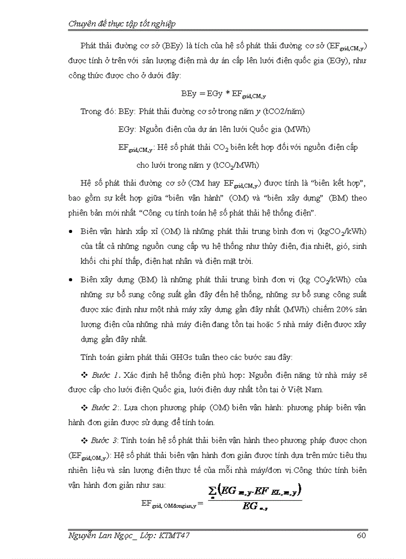 image for page Đánh giá hiệu quả dự án đầu tư xây dựng công trình Phong điện 1 Bình Thuận theo Cơ chế phát triển sạch