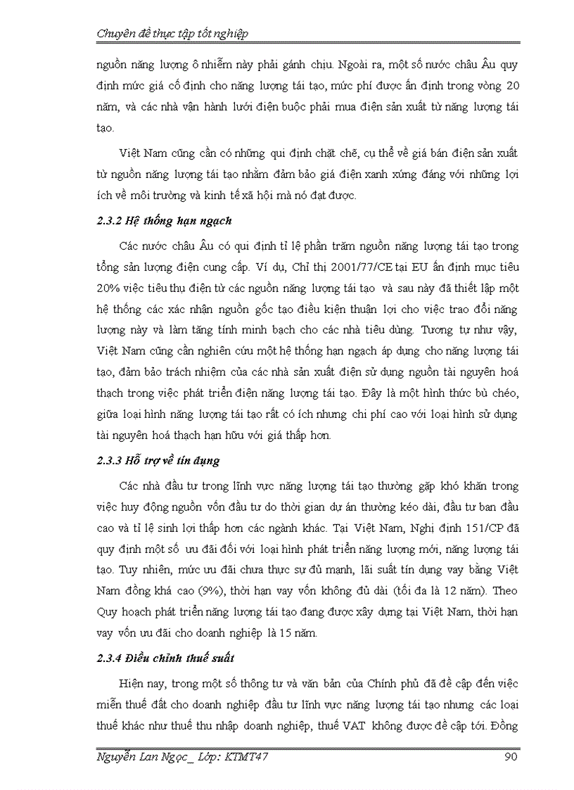 image for page Đánh giá hiệu quả dự án đầu tư xây dựng công trình Phong điện 1 Bình Thuận theo Cơ chế phát triển sạch