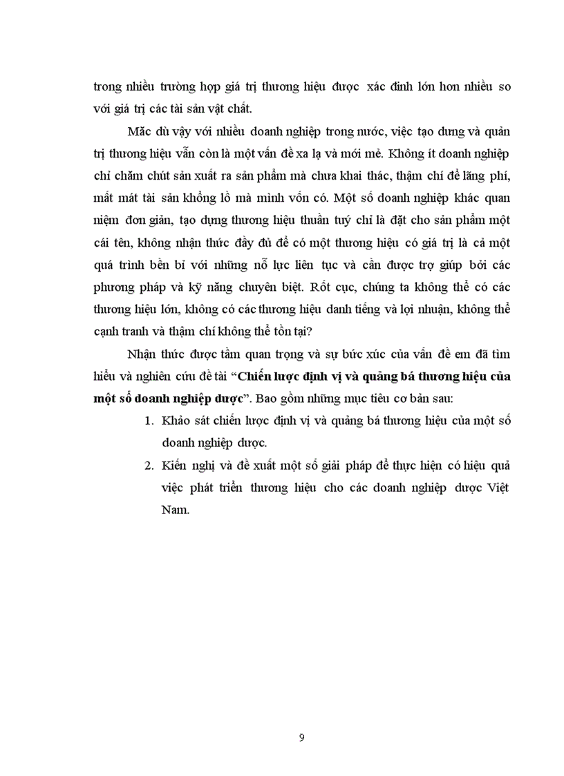 image for page Chiến lược định vị và quảng bá thương hiệu của một số doanh nghiệp dược 1