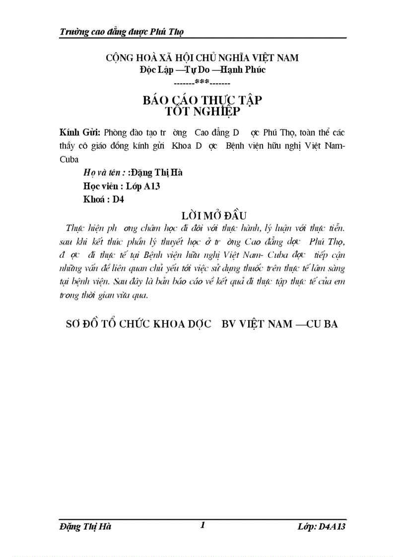 image for page Tìm hiểu về việc sử dụng thuốc tại Bệnh viện hữu nghị Việt Nam Cuba