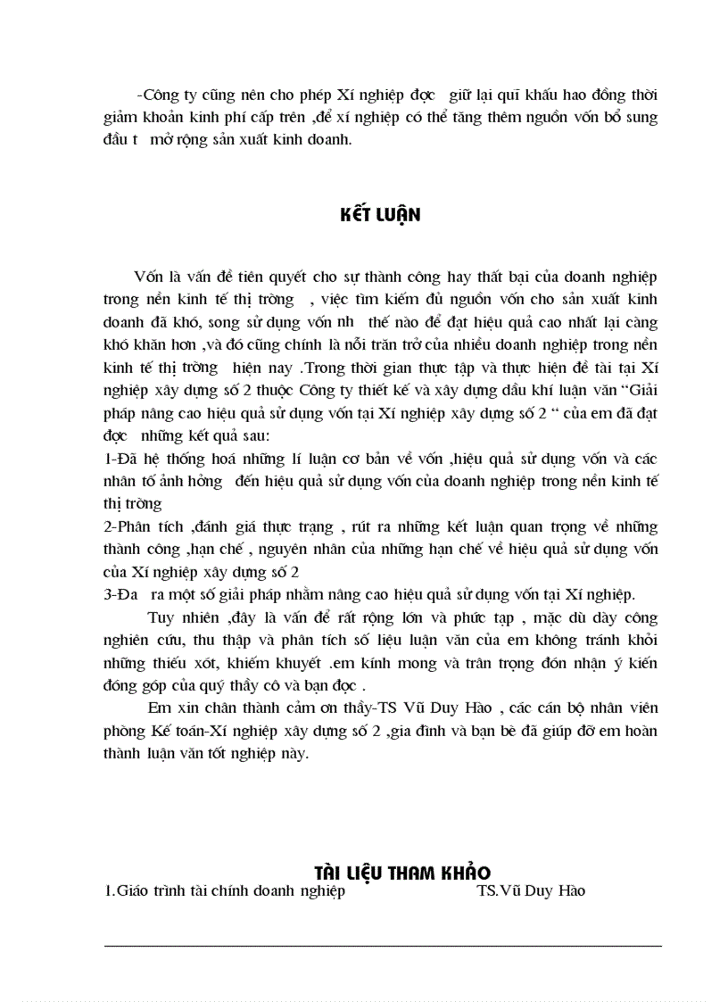 image for page Giải pháp nâng cao hiệu quả sử dụng vốn tại Xí nghiệp xây dựng số 2