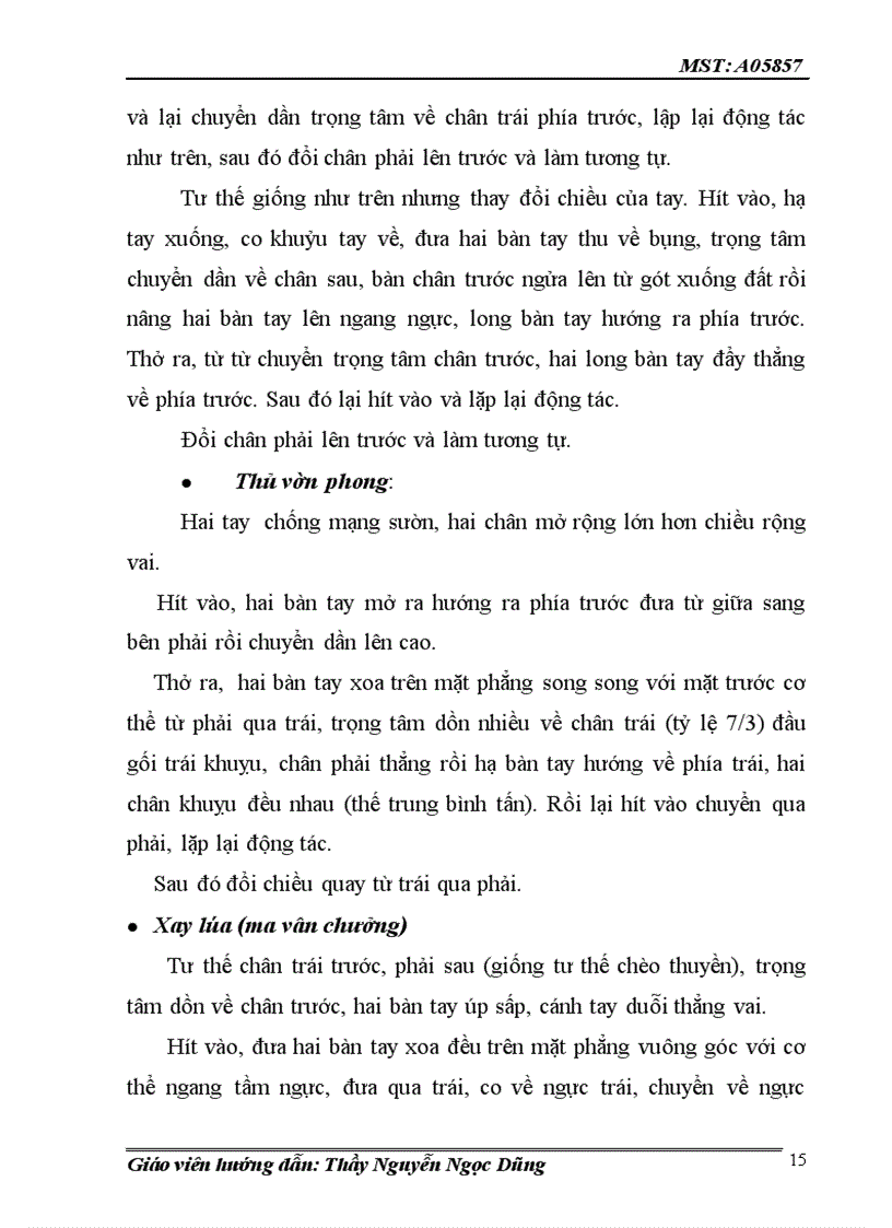 image for page Trình bày và phân tích hệ vận động và trình bày bài khởi động cơ bản của dưỡng sinh cổ truyền