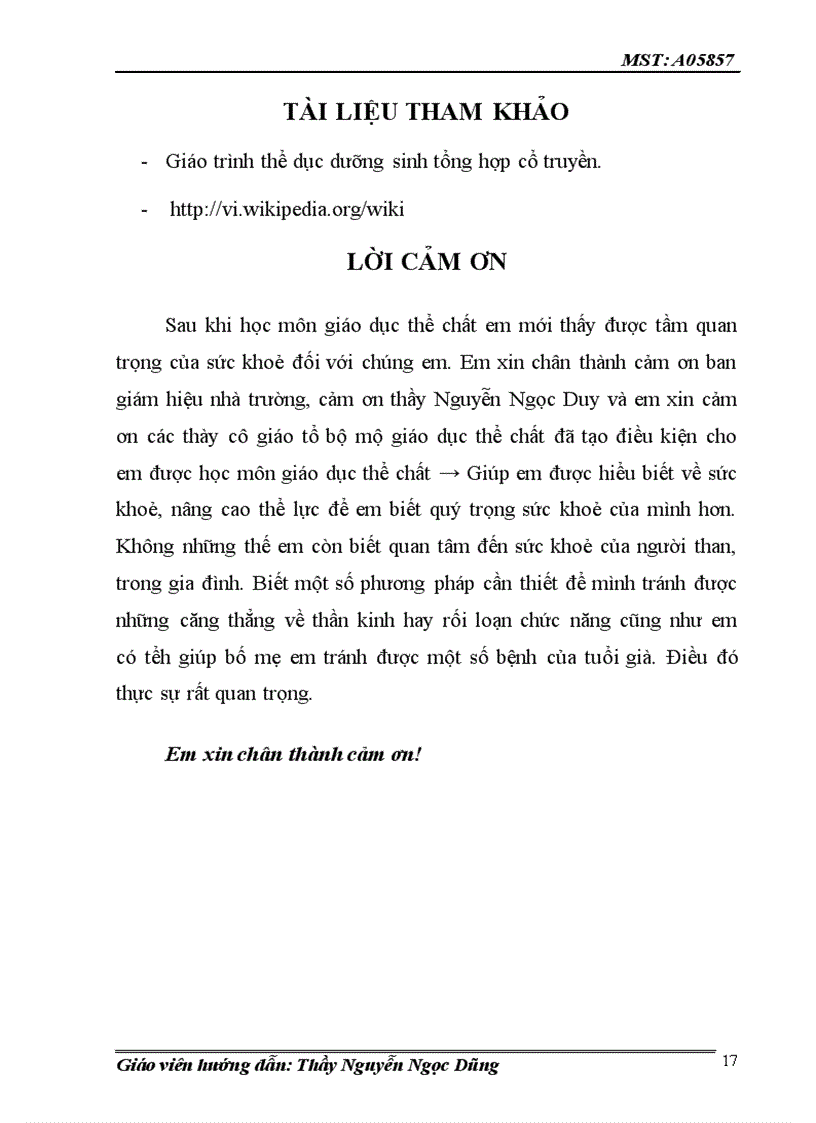 image for page Trình bày và phân tích hệ vận động và trình bày bài khởi động cơ bản của dưỡng sinh cổ truyền
