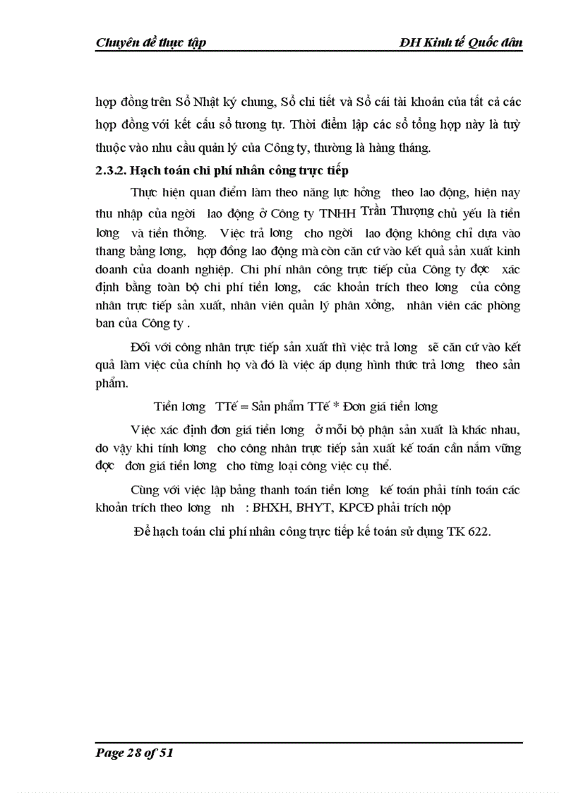 image for page Hoàn thiện kế toán chi phí sản xuất và tính giá thành sản phẩm in bao bì tại Công ty TNHH Trần Thượng