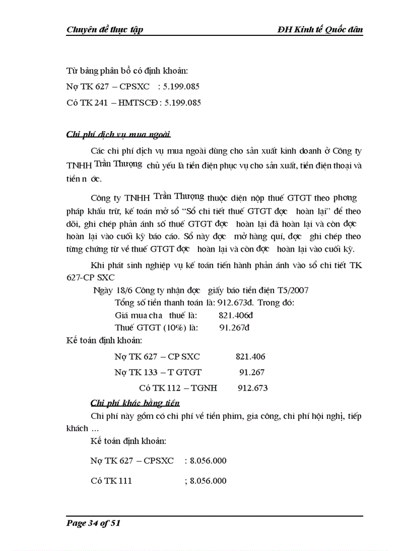 image for page Hoàn thiện kế toán chi phí sản xuất và tính giá thành sản phẩm in bao bì tại Công ty TNHH Trần Thượng