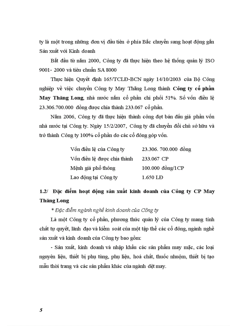 image for page Thực tế kế toán tiền lương và các khoản trích theo lương tại công ty cổ phần may thăng long 1