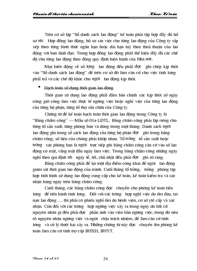 image for page Hoàn thiện kế toán tiền lương và các khoản trích theo lương tại Công ty Trách Nhiệm Hữu Hạn Dịch vụ Tiến Thành 1