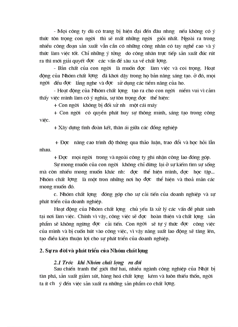 image for page Phân tích thực trạng tình hình quản lý chất lượng của Công ty Rượu Hà Nội