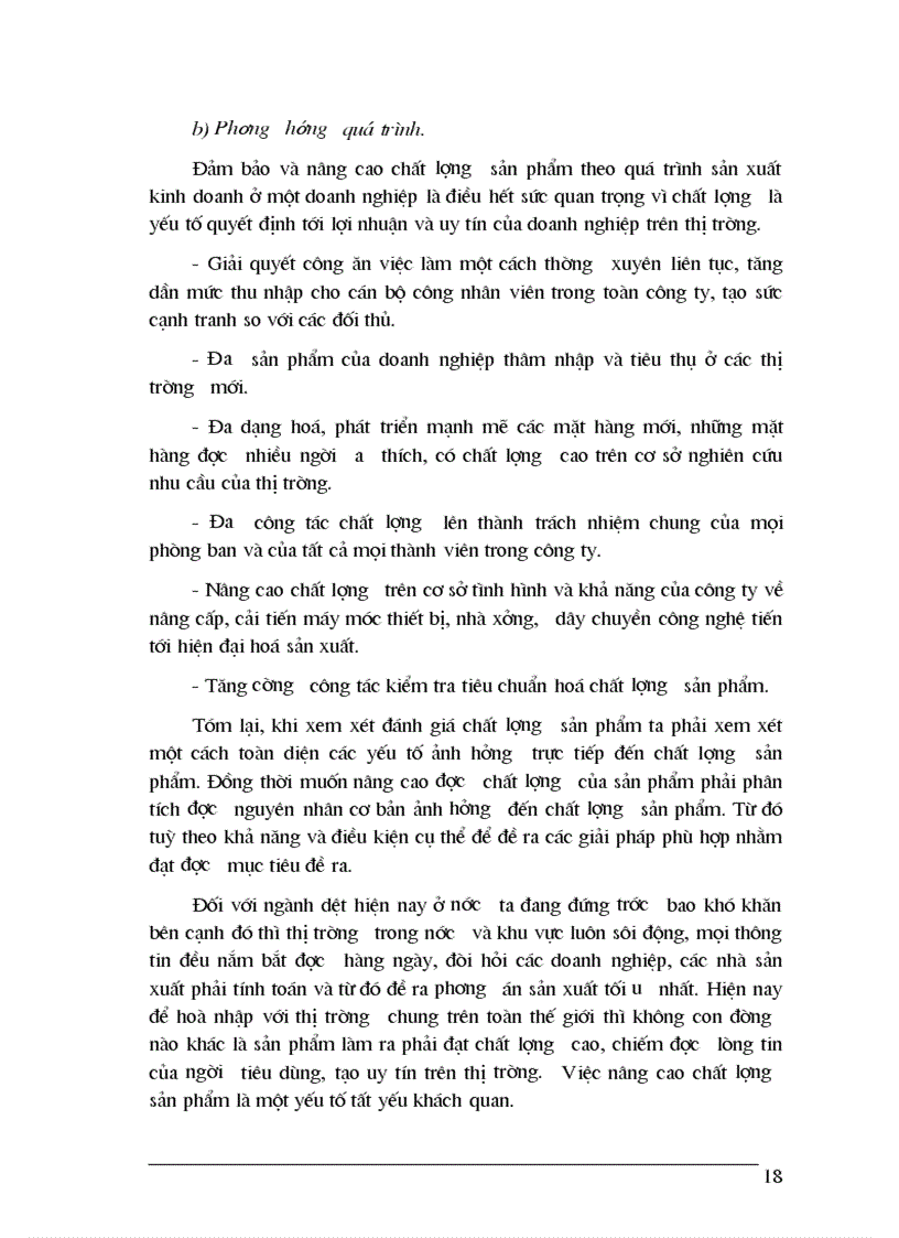 image for page Một số phương hướng và biện pháp chủ yếu nhằm góp phần nâng cao chất lượng sản phẩm ở Công ty dệt 10 10 1