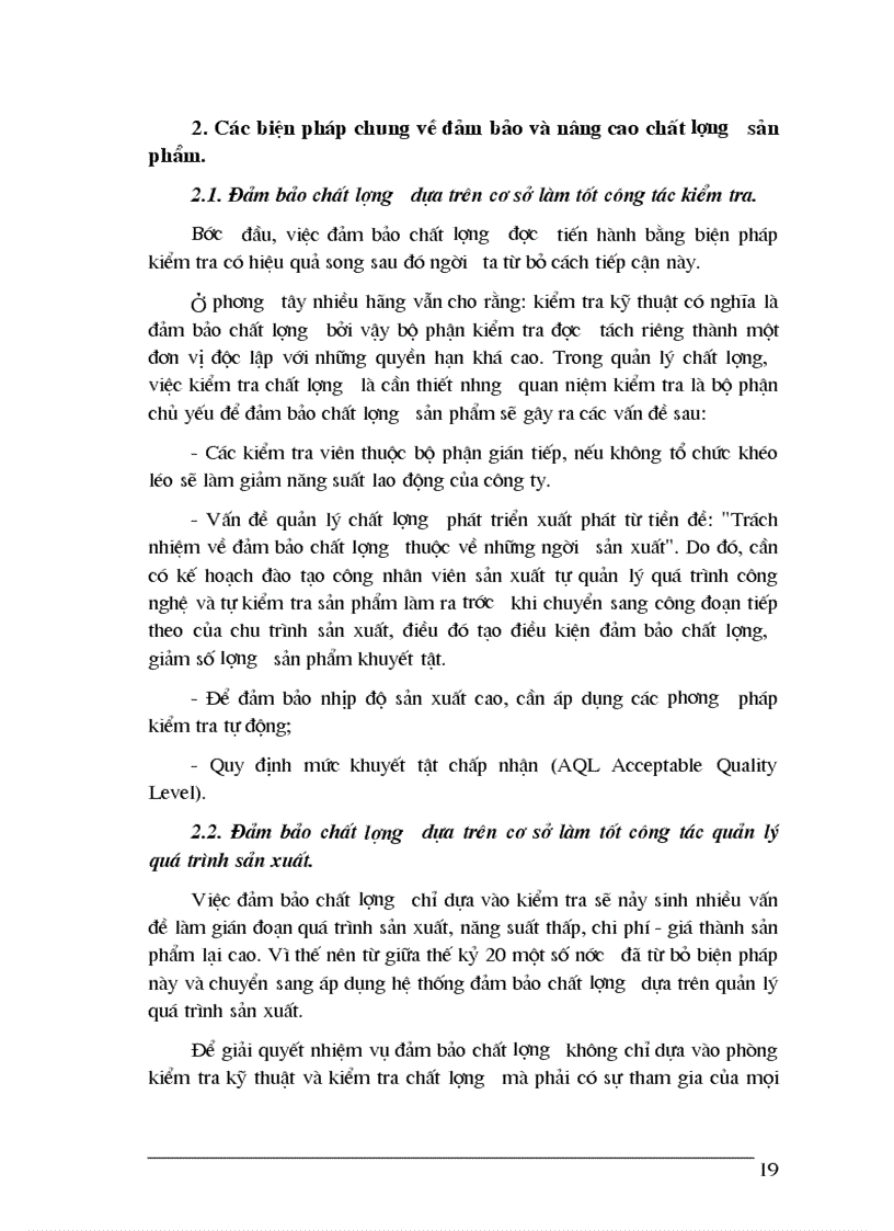 image for page Một số phương hướng và biện pháp chủ yếu nhằm góp phần nâng cao chất lượng sản phẩm ở Công ty dệt 10 10 1