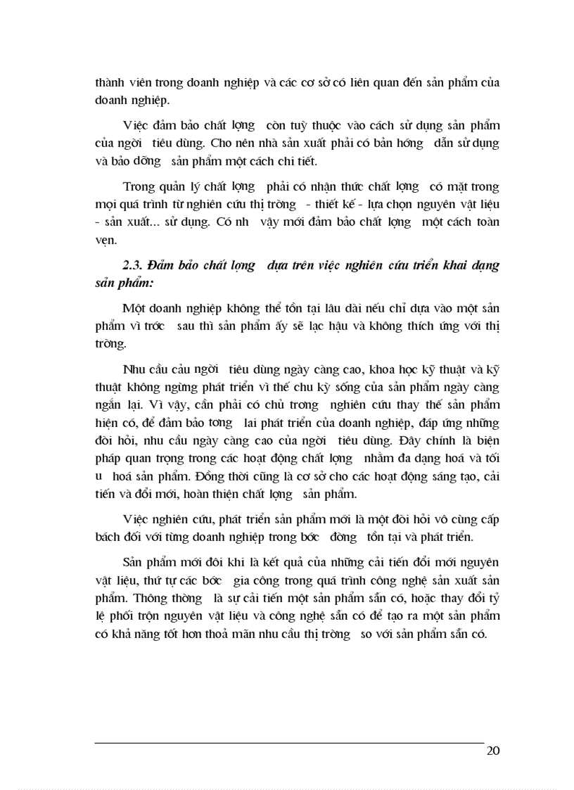 image for page Một số phương hướng và biện pháp chủ yếu nhằm góp phần nâng cao chất lượng sản phẩm ở Công ty dệt 10 10 1
