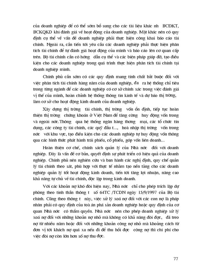 image for page Ứng dụng phương pháp tỷ số và so sánh vào phân tích tài chính tại công ty may Đức Giang