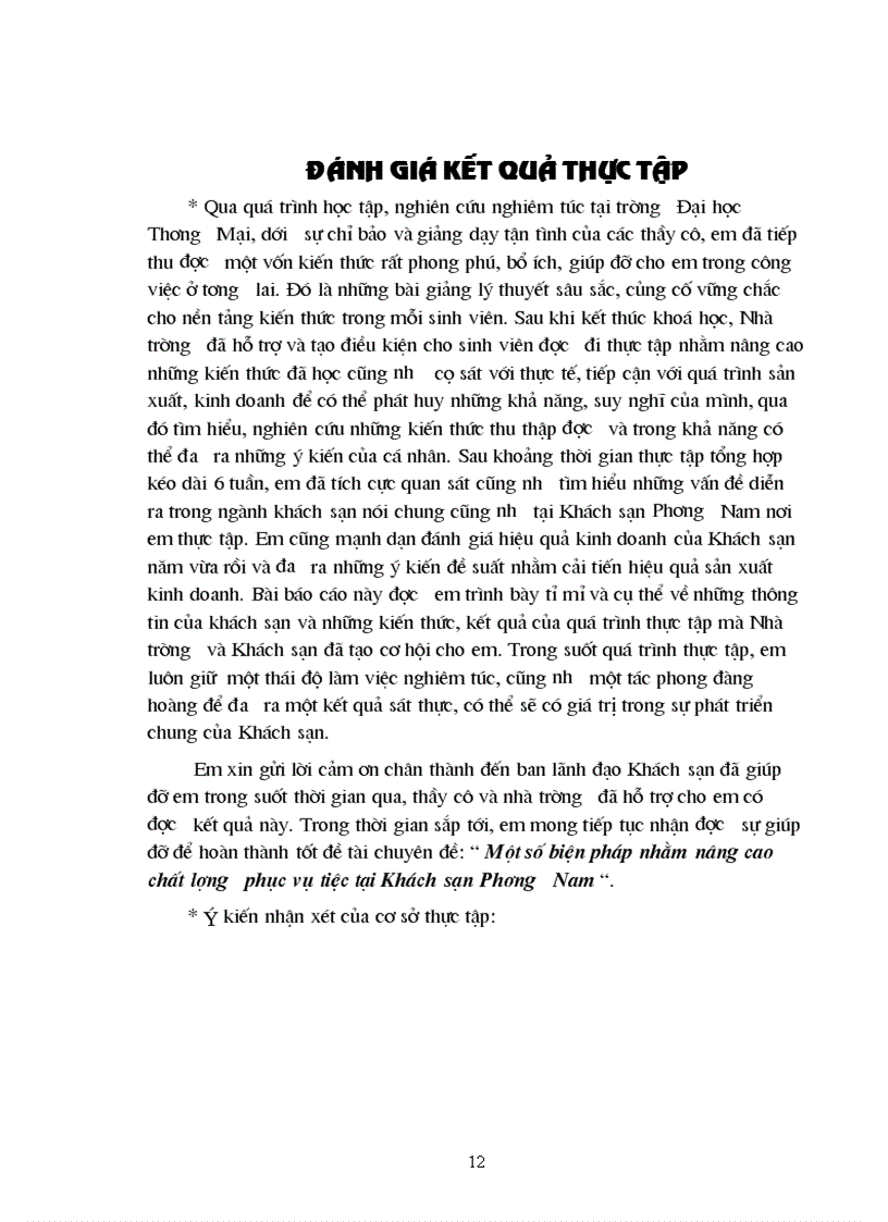 image for page Báo cáo thực tập tổng hợp tại Khách sạn Phương Nam trực thuộc Công ty Xây dựng Số