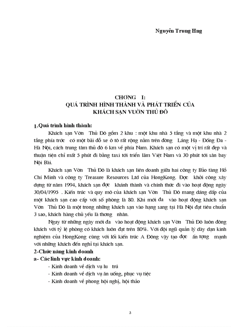 image for page Thực trạng về quản trị nhân sự tại khách sạn vườn thủ đô 1