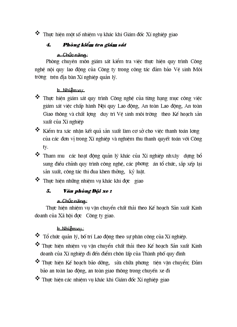 image for page Tổ chức và hoạt động chung về xí nghiệp môi trường đô thị số 4