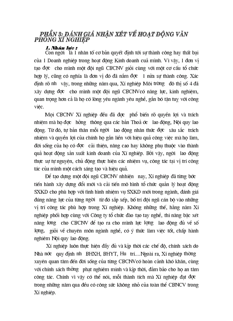 image for page Tổ chức và hoạt động chung về xí nghiệp môi trường đô thị số 4