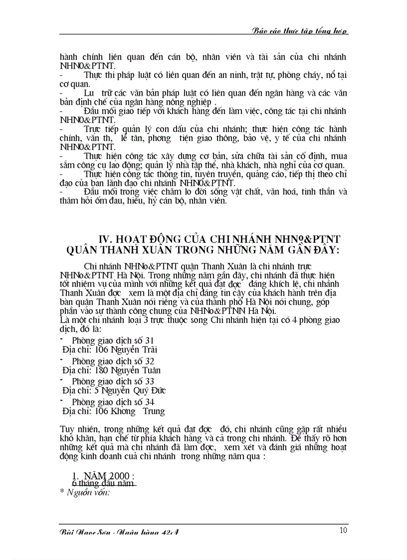 image for page Hoạt động của chi nhánh NHNo PTNT quân Thanh Xuân trong những năm gần đây 13