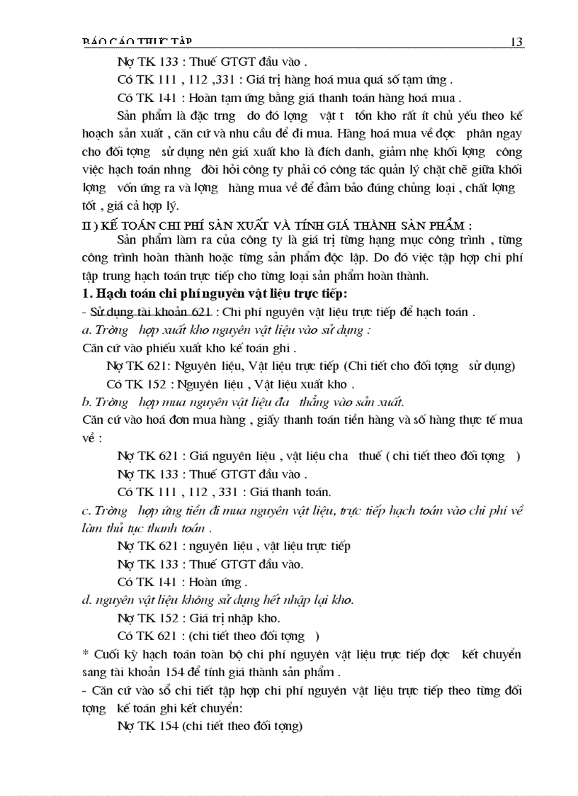 image for page Tình hình hạch toán các nghiệp vụ kế toán tại công ty trường thành