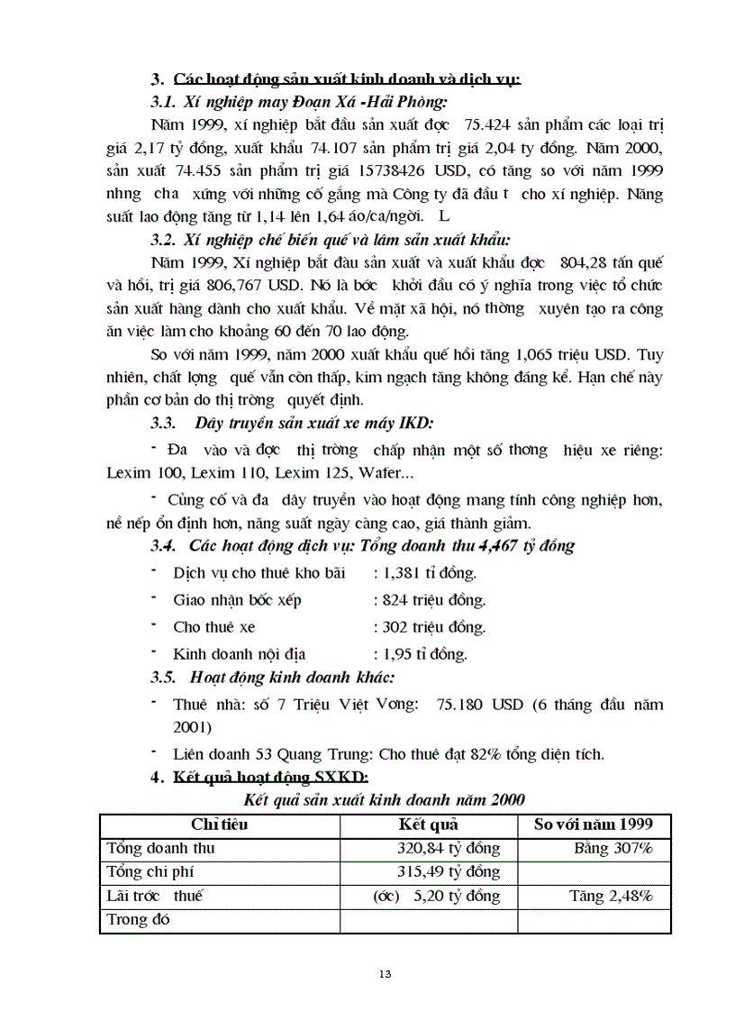 image for page Đánh giá tình hình hoạt động kinh doanh của Công ty GENERALEXIM I và những phương hướng biện pháp phát triển trong thời gian tới