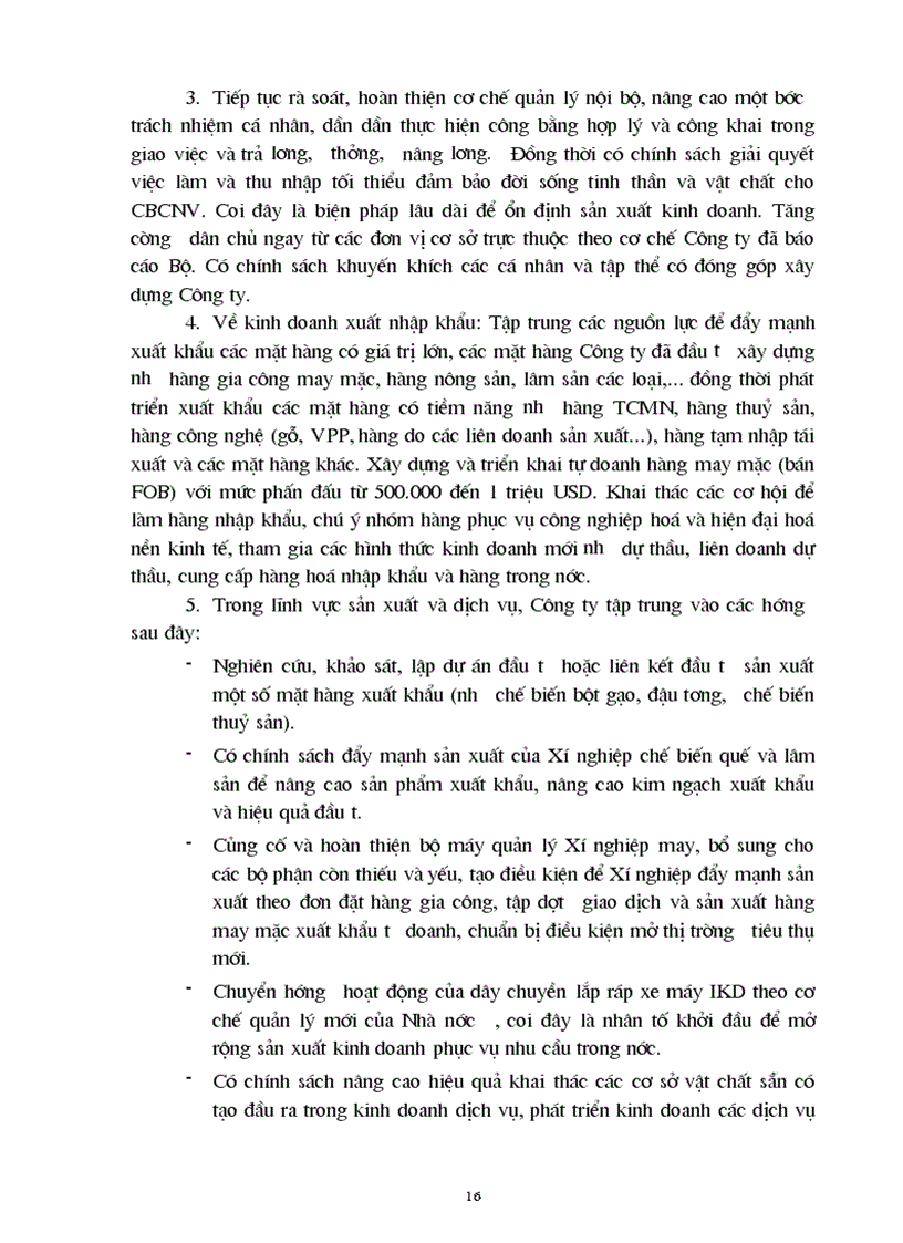 image for page Đánh giá tình hình hoạt động kinh doanh của Công ty GENERALEXIM I và những phương hướng biện pháp phát triển trong thời gian tới