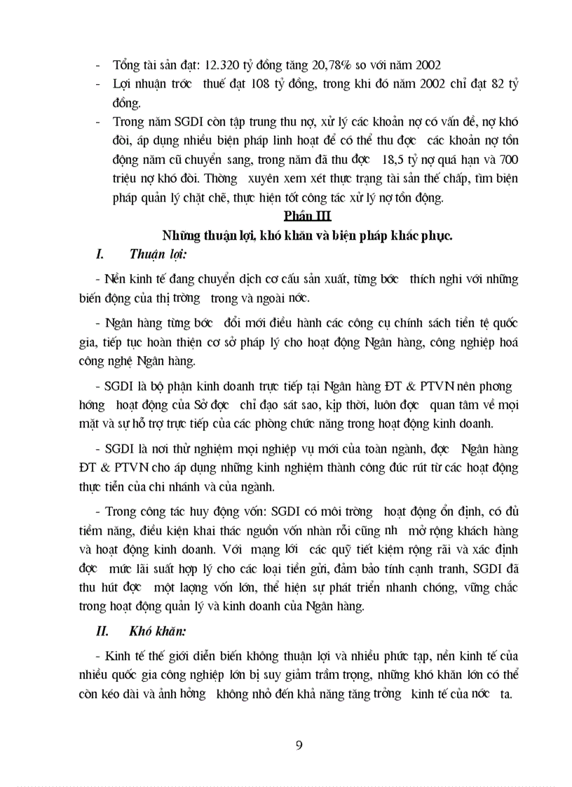 image for page Tình hình hoạt động kinh doanh của SGDI trong những năm gần đây